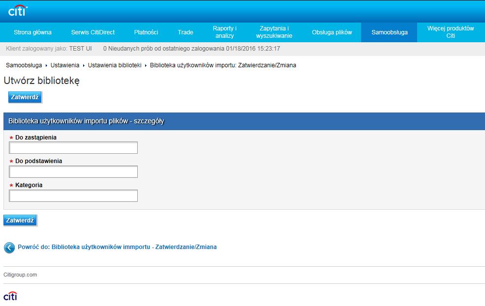 importu plików (kliknij na jej nazwę).