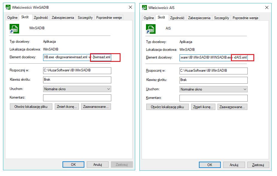 2.2 PARAMETR -D Parametr -d pozwala na wskazanie w linii komend pliku zawierającego dane logowania do właściwej bazy danych. Poniżej przykładowe użycie parametru w omawianej sytuacji.
