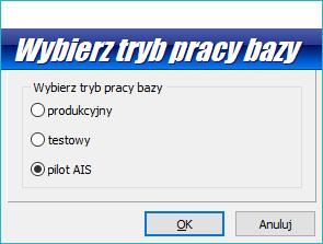 2.3 TRYB PILOTA AIS Gdy poprzednie kroki zostały zakończone sukcesem należy uruchomić