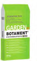 25kg BOTAMENT Garden PF 2K jest fabrycznie przygotowaną zaprawą na bazie żywic reaktywnych ze specjalnie dobraną mieszanką kruszyw mineralnych i charakteryzuje się wysoką wytrzymałością mechaniczną.