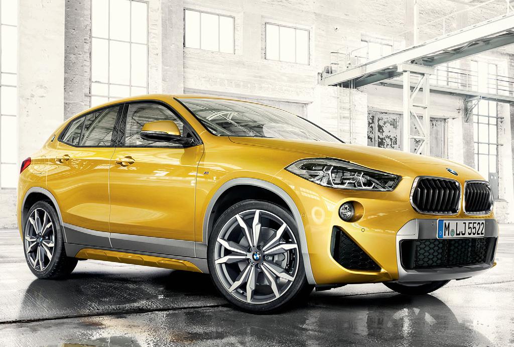 CAŁKIEM NOWE BMW X2. Absolutnie wyjątkowe. Ekstremalnie niezwykłe. Nowe BMW X2 już na pierwszy rzut oka demonstruje swoje sportowe ambicje.