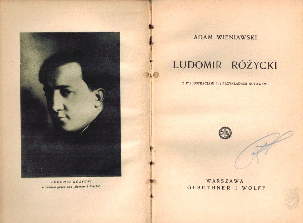 Jest to biografia Ludomira Różyckiego, polskiego kompozytora, zaliczanego do twórców Młodej Polski.