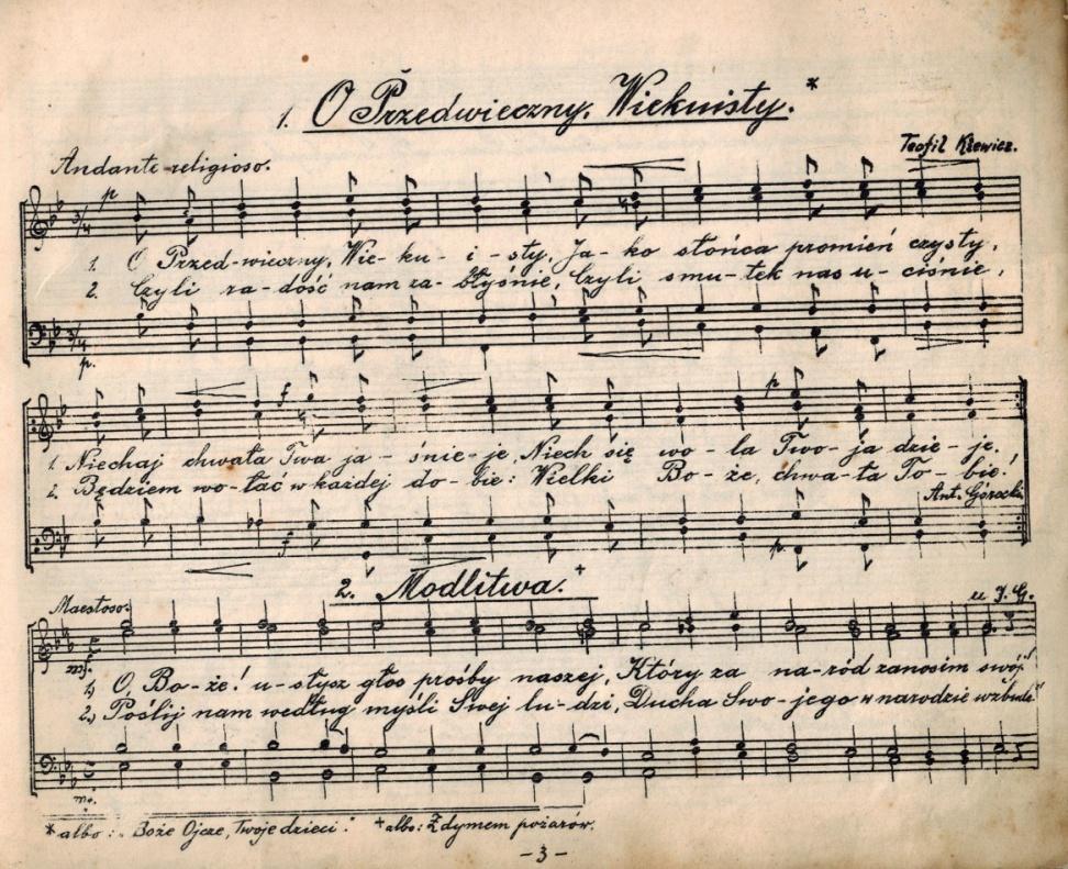 Andrzej Hławiczka był nauczycielem, organistą ewangelickim,