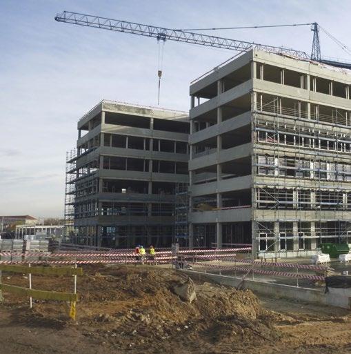 O PROFESJONALNEJ I SZYBKIEJ BUDOWIE NOWOCZESNEGO KOMPLEKSU BIUROWCÓW BUSINESS GARDEN WE WROCŁAWIU Rozmowa z Panem Grzegorzem Tymichem, Dyrektorem Kontraktu w Budimex S.A. CZYM JEST INWESTYCJA BUSINESS GARDEN WE WRO- CŁAWIU?
