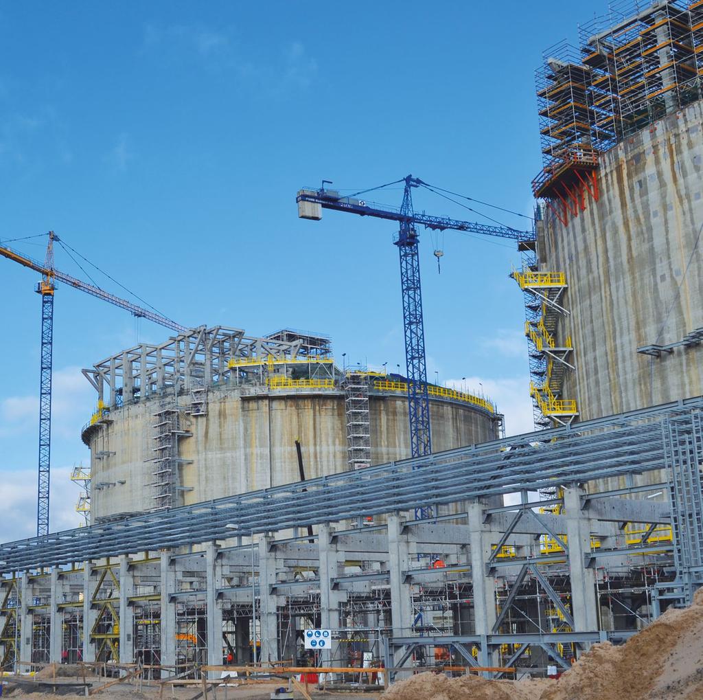 DO BUDOWY TERMINALU LNG W ŚWINOUJŚCIU NASZE ELEMENTY SPEŁNIAŁY ZAOSTRZONE WYMOGI DOTYCZĄCE TOLERANCJI PRODUKCYJNYCH I MONTAŻOWYCH, zostały wykonane z uwzględnieniem obciążeń sejsmicznych, a montaż