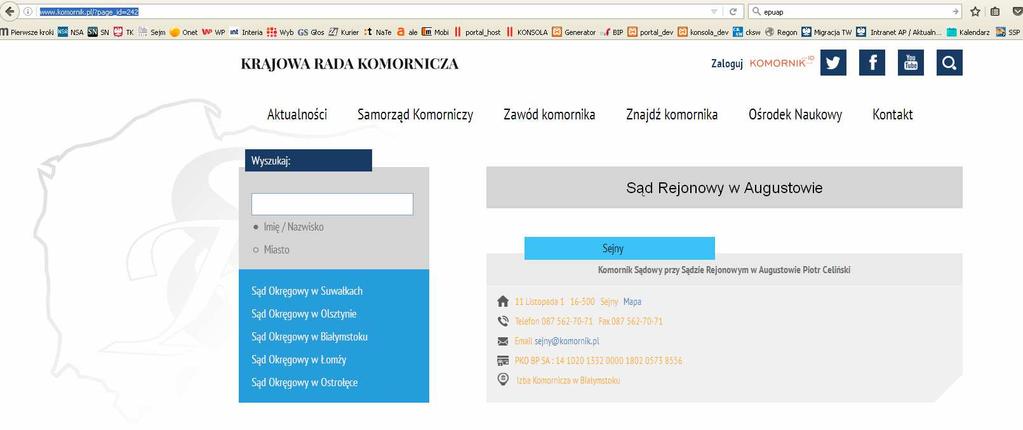 Krok 1 Zalogować