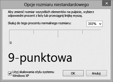 Rozdział : Poznawanie programu Microsoft Word 203 7 Okno Ekran możemy otworzyć bezpośrednio z Panelu sterowania lub przy użyciu jednej z następujących metod: Kliknij prawym przyciskiem myszy pulpit