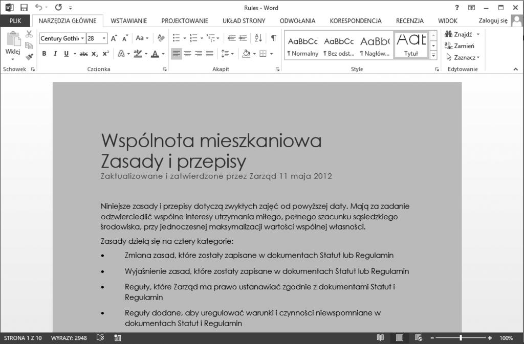 32 Microsoft Word 203 Krok po kroku Zamknij dokument zostanie zamknięty i nastąpi wyłączenie programu.