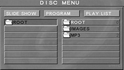 Polski Odtwarzanie płyt Odtwarzacz umożliwia odczyt plików w formacie DivX, MPEG-4, MP3, JPEG, VCD i SVCD, zapisanych na samodzielnie wykonanych płytach CD-R/RW lub płytach CD dostępnych w sprzedaży.