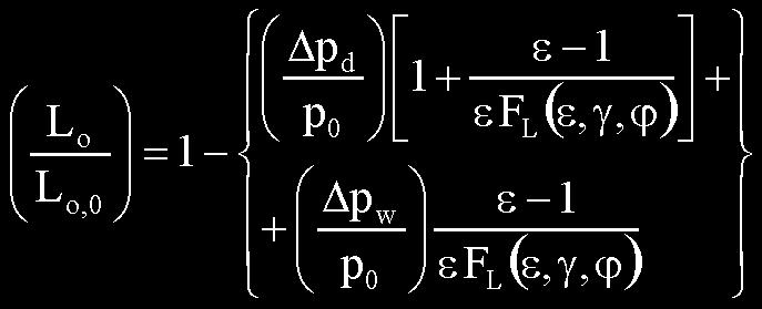 obiegu o wartość Δp d podczas napełniania cylindra (11) oraz podwyższenie ciśnienia końcowego p 6 o wartość Δp w w czasie wypływu spalin (12).