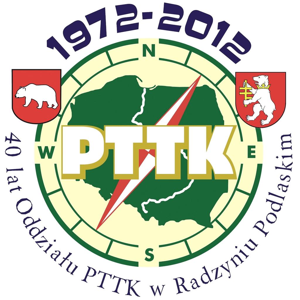 Regulamin Jubileuszowej Odznaki Turystycznej 7!3 +65",65 8 1. Komisja Imprez na Orientacj Zarzdu Oddziału PTTK w Radzyniu Podlaskim, z okazji 40. rocznicy utworzenia Oddziału (26 marca 1972 r.