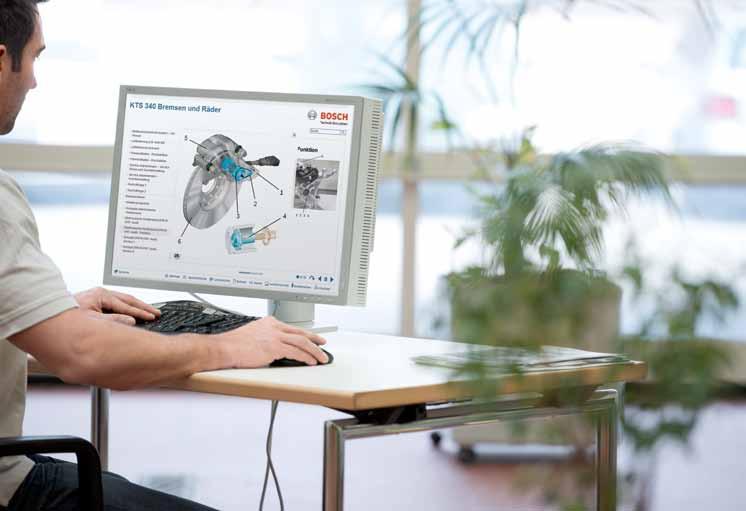 3 Jako partner programu warsztato wego Bosch korzystasz z wiedzy wiodącego producenta części Elektronicznie sterowane układy hamulcowe, takie jak: ABS, ESP i elektryczne hamulce postojowe są szeroko