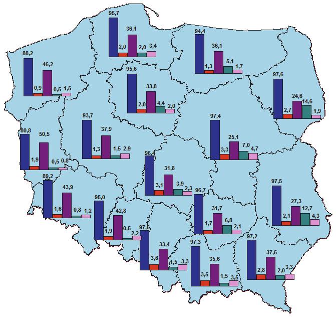 WYNIKI BADAŃ SYNTEZA 103 Mapa 3.