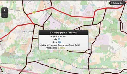 czącej realizacji kursów (przewidywane czasy odjazdów) w wersji desktop i mobilnej (rys. 3); Prace zmierzające do wdrożenia SDIP na obszarze działalności KZK GOP rozpoczęto już w 2008 r. [9].