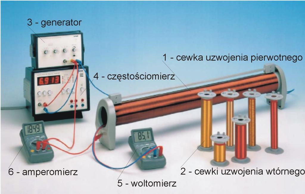 . Op kłd pomrowego ĆWCZENE 6 Elektrzość mgetzm Ukłd pomrow do d zjwk dkj elektromgetzej zwer: geertor kj głów hrmozh o reglowej mpltdze zkree zętotlwoś 0, 00 khz, row merk zętotlwoś o 4.