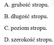 fragmencie rzutu? A. Z cegły dziurawki, pokryta tynkiem szlachetnym. B.