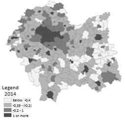 PATRYCJA BRAŃKA 35 Figure 2 Figure 3 Synthetic indicators of socio-economic potential of