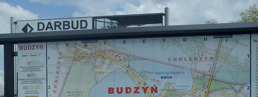Załącznik graficzny nr 30 tablica z mapą sołectwa po zmyciu farby z) Zmiana nazwy przystanku autobusowego Kryspinów Zalew i montaż wiaty przystankowej Status sprawy w realizacji