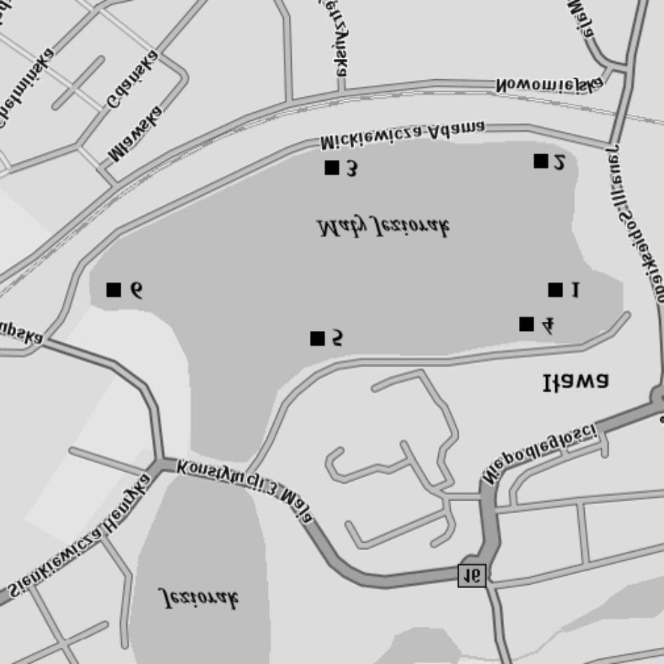 254 Danuta Domska, Katarzyna Wojtkowiak water volume 890.9 thousand m 3. Out of natural storm waters flow, there are conducted back to lake the storm waters with town interceptors.
