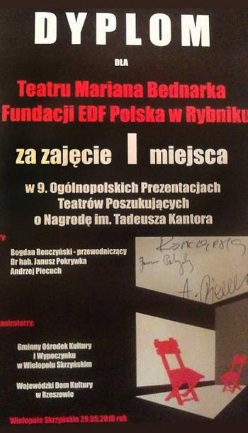 Sukces literacki: wyróżnienie dla wiersza Marina Lecha Bednarka na Ogólnopolskim