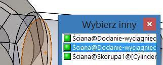 , Rysunek 8.27. Zaznaczona powierzchnia tłoka Rysunek 8.28.