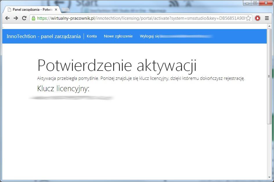 W przypadku braku konta w systemie, należy kliknąć Nie posiadam konta, a następnie wypełnić