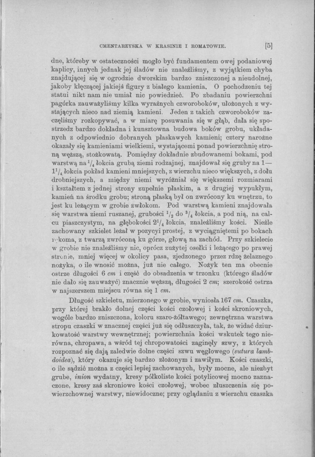 CMENTAKZYSKA W KBASINIE I BOMATOWIE.