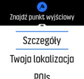 Wskazówki nawigacji będą wyświetlane na ostatnim ekranie w wybranym trybie sportowym. Aby wyświetlić dodatkowe szczegóły dotyczące bieżącej pozycji: 1.