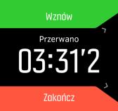 Rejestracja ćwiczenia Zegarka można użyć nie tylko do ciągłego monitorowania aktywności, ale również do rejestracji sesji treningowych lub innych form aktywności, aby uzyskać szczegółowe informacje