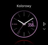 3.34. Widok tarczy zegarka Zegarek Suunto Spartan Sport jest wyposażony w kilka widoków zegarka, zarówno cyfrowych, jak i analogowych. Aby zmienić widok tarczy zegarka: 1.