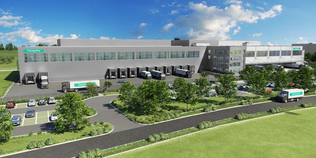 Naszym głównym celem w rozwoju centrum logistycznego jest znaczące usprawnienie obsługi klienta mówi Richard Grohe, zastępca Prezesa Zarządu Hansgrohe SE.