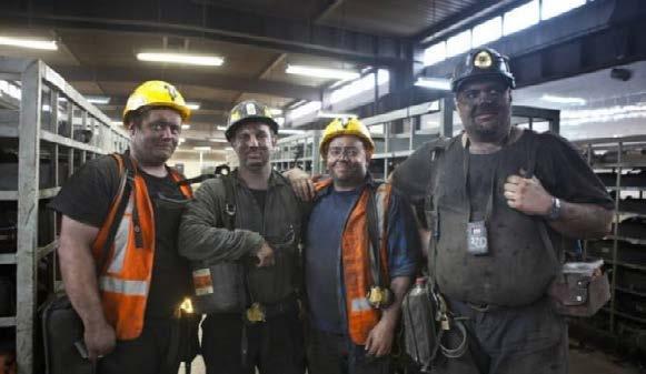 technologiczne całego procesu produkcyjnego JSW od węgla po koks Zwiększenie bezpieczeństwa pracy pod ziemią,