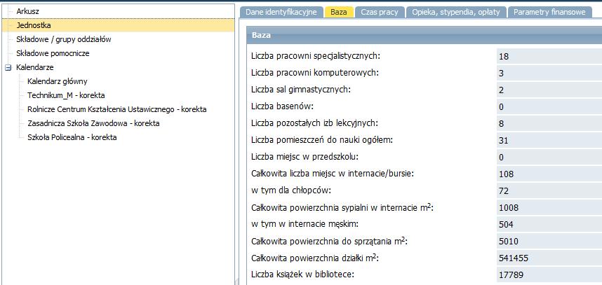 Arkusz/organizacja/jednostka/Baza: przez pracownię specjalistyczną rozumiemy a) pomieszczenia do nauczania np.: chemii, biologii, fizyki, języków obcych, itp.