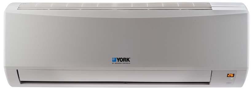urządzenia klimatyzacyjne york Ścienne z inwerterem YRHJZH 09 do 24 Kompletny zakres od 2.6 kw do 6.