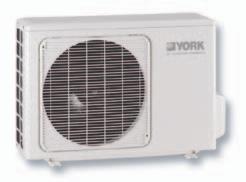urządzenia klimatyzacyjne york Ścienne z inwerterem EVHC-D 09 do 24 Kompletny zakres od 2.4 kw do 6.