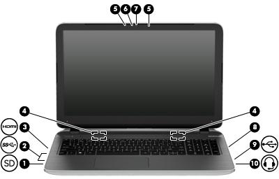 4 Korzystanie z funkcji rozrywkowych Używaj swojego komputera HP jako centrum rozrywki, aby udzielać się towarzysko dzięki kamerze internetowej, słuchać muzyki i zarządzać nią, a także pobierać i