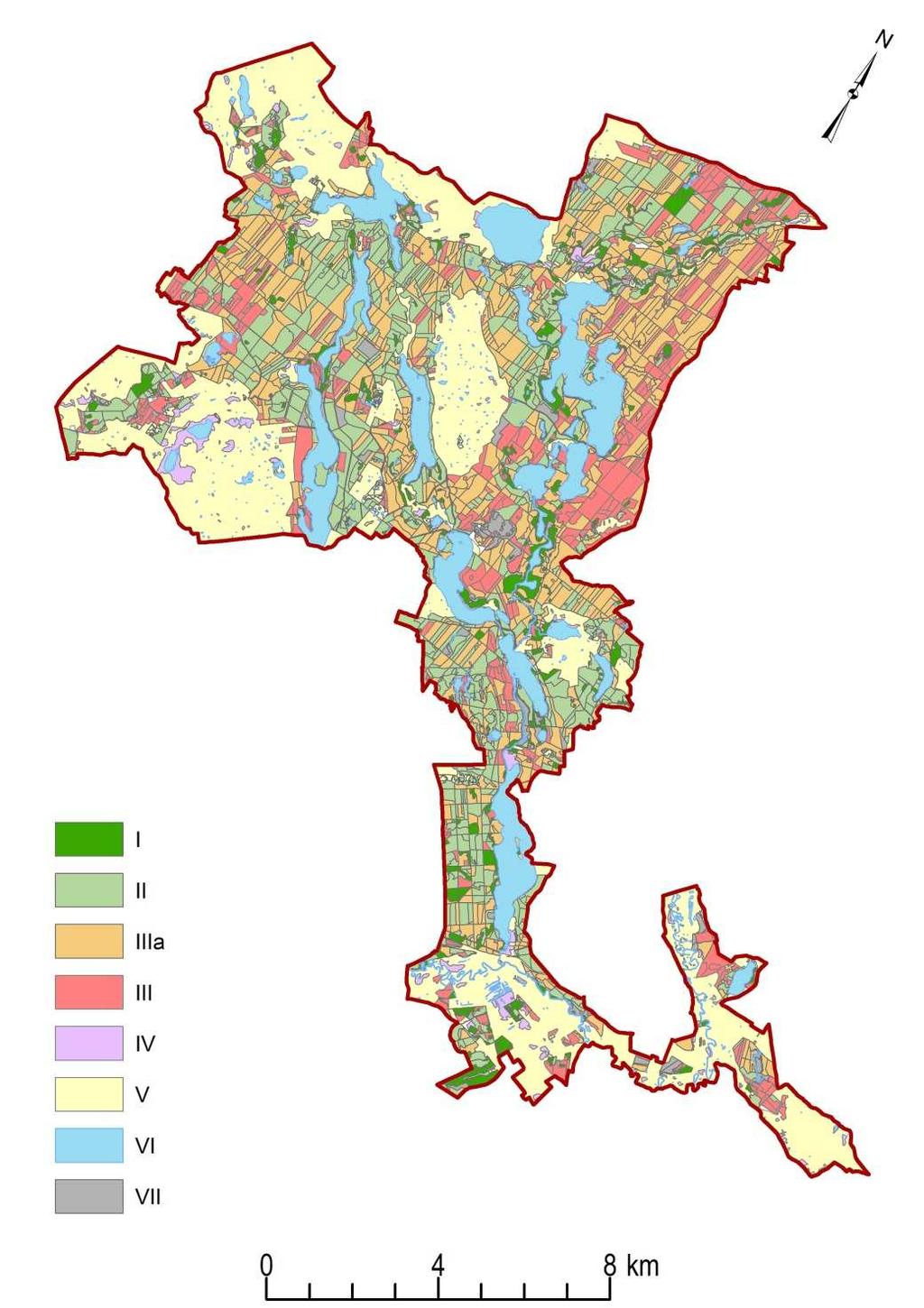 Mapa zgodności pokrywy glebowej z roślinnością Ryc. 4.