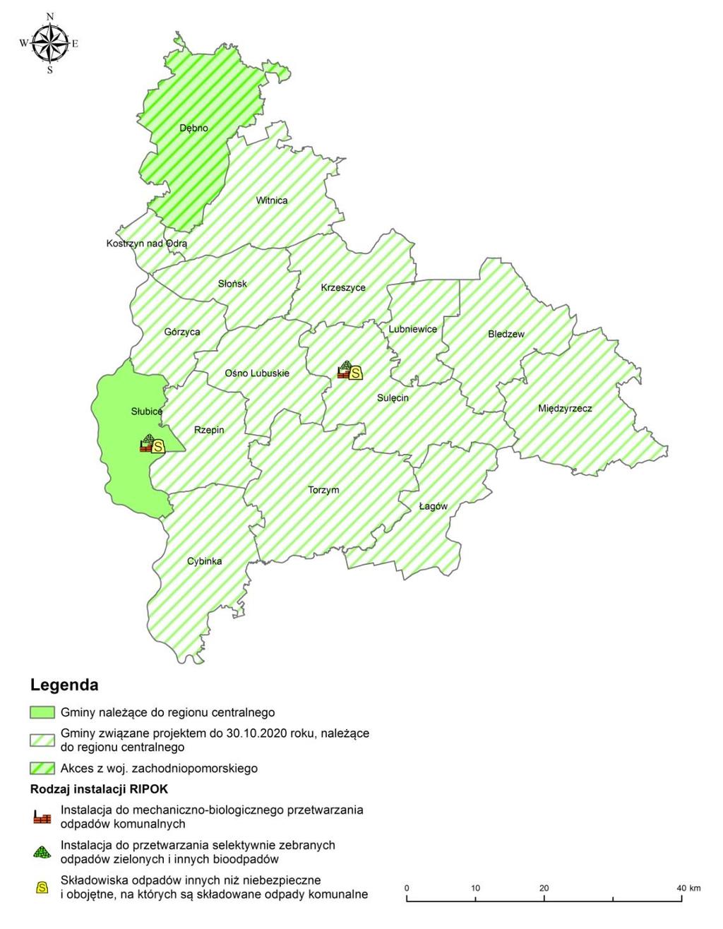Region centralny w2015 r.