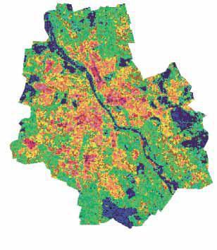 METODY WYZNACZANIA MWC Stosowane obecnie metody badania MWC pozwalają na określenie zróżnicowania temperatury powietrza (pomiary naziemne)