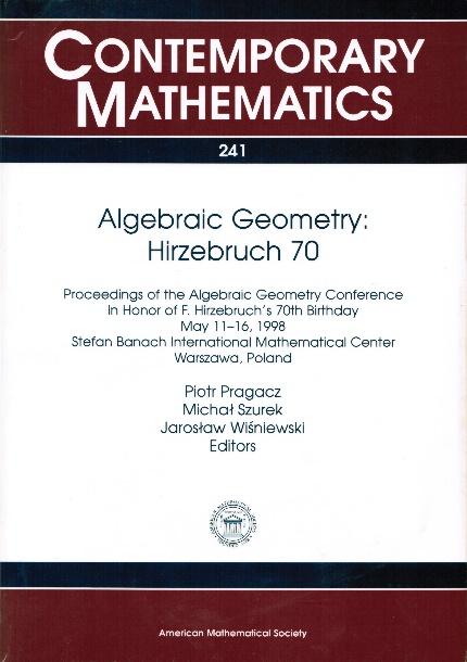Od roku 2000 prowadzę w Instytucie Matematycznym PAN seminarium IMPANGA z geometrii algebraicznej (patrz [P]). Pierwszym zagranicznym wykładowcą na tym seminarium był Profesor Hirzebruch.