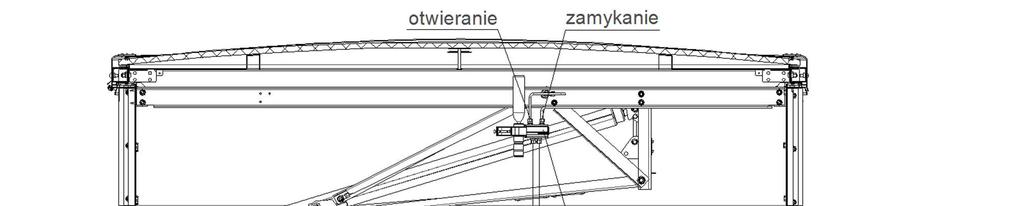 Rys.14. Klapa typ B z siłownikiem pneumatycznym, termowyzwalaczem, skrzynką alarmową.