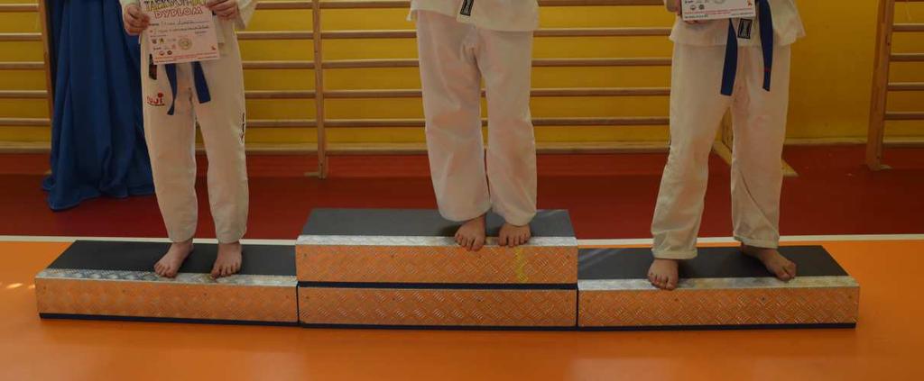 Szymon Sawka ASW 2. Natalia Michalczyk ASW UKŁADY TAEKWON-DO ITF 6-3 cup: 1. Kasia Mazurowska ASW 2. Michał Łopong ASW JM 3. Jakub Brodzik ASW FORMY TANG SOO DO 10-9 gup: 1.
