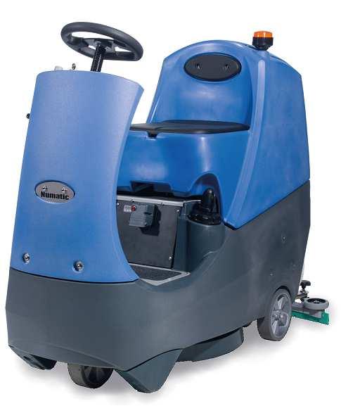CRO 8055 - wydajność teoretyczna 2300 m2/h - rozmiar pada 1x 20 - szerokość robocza 55cm - elektroniczna regulacja podawania wody bat. 120Ahr 38.
