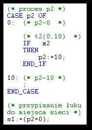 Programmable Automation Controller). Rys.4.4. Realizacja łuku zezwalającego [źródło: opracowanie własne] 051