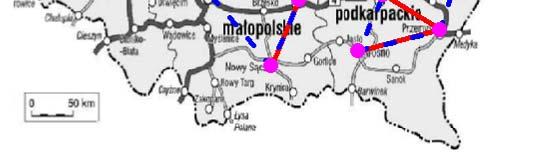 nie należą do trasy optymalnej: