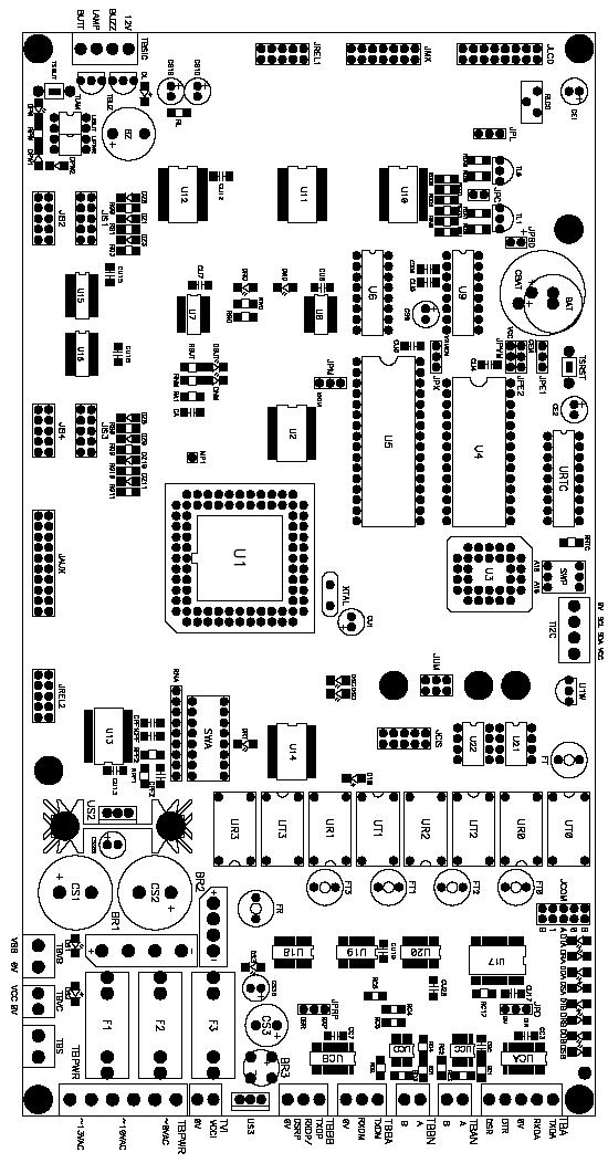 Rysunek 5: Płyta główna centralki Tank