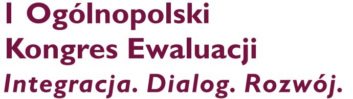 I OGÓLNOPOLSKI KONGRES EWALUACJI 20-21.10.