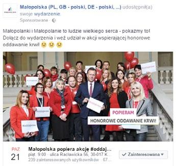 działań
