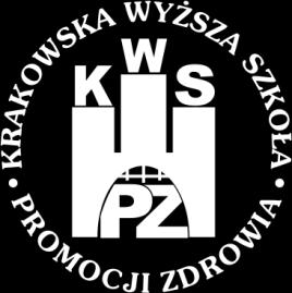 KRAKOWSKA WYŻSZA SZKOŁA PROMOCJI ZDROWIA Z SIEDZIBĄ W KRAKOWIE Wydział Promocji Zdrowia Kierunek: