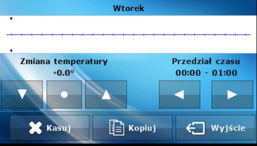 powyżej progu pompa załącza się powyżej ustawionej temperatury załączenia. Jeżeli pompa ma się załączać powyżej progu, to należy również ustawić progową temperaturę załączenia pompy.